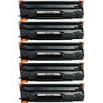 5 stuks HP 83X (CF283X) toner zwart hoge capaciteit (Ink Hero Huismerk)
