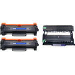 Pack de 3 Brother TN2420 & DR2200 toner & tambour compatibles haute capacité (Ink Hero)