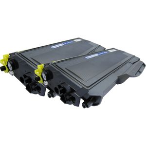 Cartouches de toner compatibles Brother TN2120 – noir, haute capacité, lot de 2