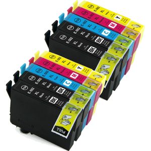 Cartouches d’encre compatibles Epson 502XL – haute capacité, lot de 10