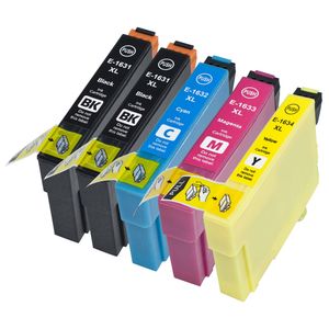 Cartouches d’encre compatibles Epson 16XL XXL – haute capacité, lot de 5