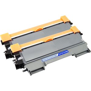 Cartouches de toner compatibles Brother TN2220 – noir, haute capacité, lot de 2 (remplace TN2210)