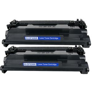 Cartouches de toner compatibles HP 26X – noir, haute capacité, lot de 2 (CF226X)
