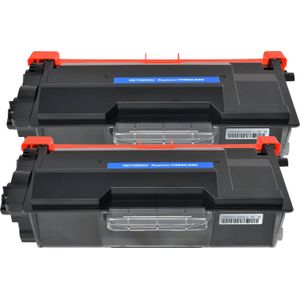 Cartouches de toner compatibles Brother TN3480 – noir, haute capacité, lot de 2