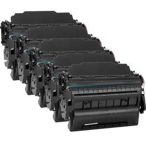Cartouches de toner compatibles HP 87X – noir, haute capacité, lot de 5 (CF287X)