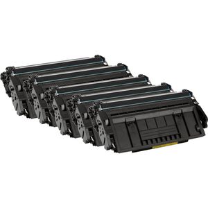 Cartouches de toner compatibles HP 87A – noir, lot de 5 (CF287A)