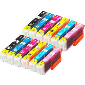 Cartouches d’encre compatibles Epson 24XL – haute capacité, lot de 12