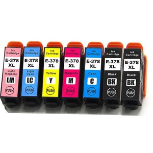 Cartouches d’encre compatibles Epson 378XL – haute capacité, lot de 7