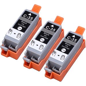 Cartouches d’encre compatibles Canon PGI-35 – noir, lot de 3