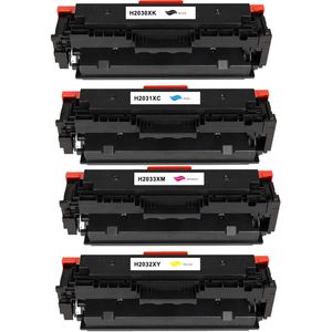 Cartouches de toner compatibles HP 415X – haute capacité, lot de 4
