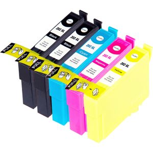 Cartouches d’encre compatibles Epson 202XL – haute capacité, lot de 5
