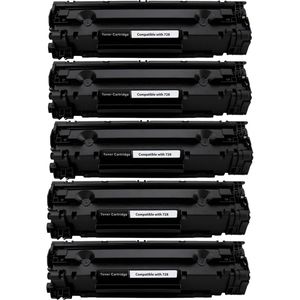 Cartouches de toner compatibles Canon 728 – noir, lot de 5