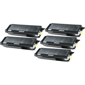 Cartouches de toner compatibles Brother TN3170 – noir, haute capacité, lot de 5 (remplace TN3130)