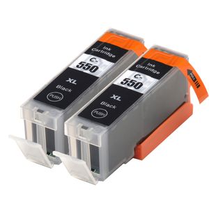 Cartouches d’encre compatibles Canon PGI-550XL – noir, haute capacité, lot de 2