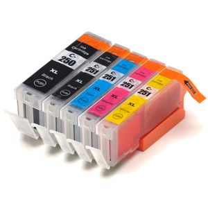 Cartouches d’encre compatibles Canon PGI-550XL & CLI-551XL – haute capacité, lot de 5