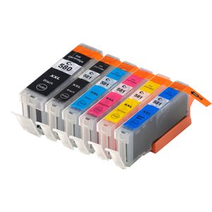 Cartouches d’encre compatibles Canon PGI-580XXL & CLI-581XXL – capacité super haute, lot de 6