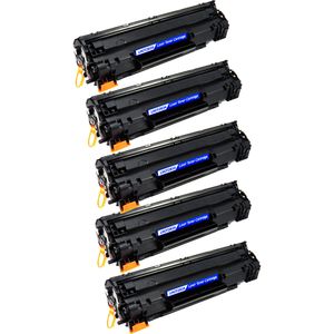 Cartouches de toner compatibles HP 83A – noir, lot de 5 (CF283A)