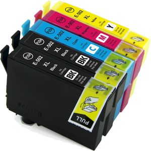 Cartouches d’encre compatibles Epson 502XL – haute capacité, lot de 5