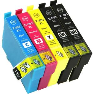 Cartouches d’encre compatibles Epson 603XL – haute capacité, lot de 5