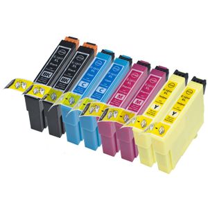Cartouches d’encre compatibles Epson 18XL XXL – haute capacité, lot de 8