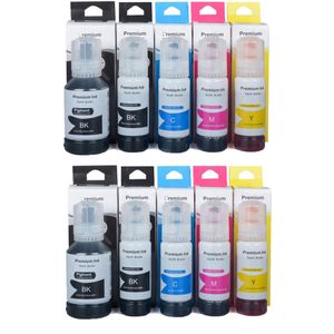 Cartouches d’encre compatibles Epson 105 / Epson 106 Ecotank – lot de 10
