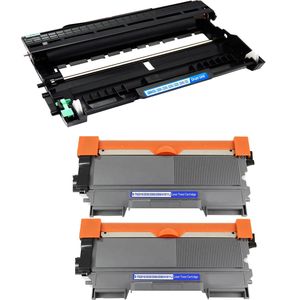 Kit toner et tambour compatible Brother TN2010 & DR2200 – lot de 3