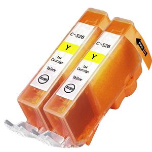 Cartouches d’encre compatibles Canon CLI-526Y – jaune, lot de 2