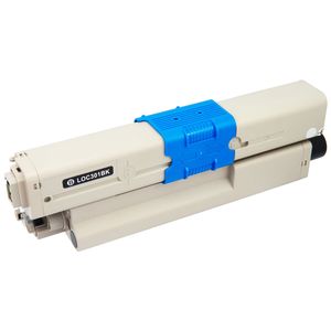 Cartouche de toner compatible Oki 44973536 C301 / C321 – noir, capacité standard