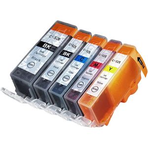 Cartouches d’encre compatibles Canon PGI-520 & CLI-521 – lot de 5