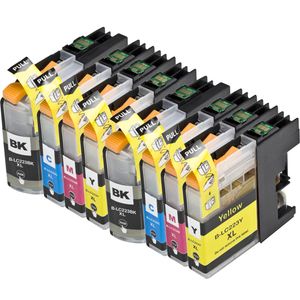 Cartouches d’encre compatibles Brother LC223 – haute capacité, lot de 8 (LC221)