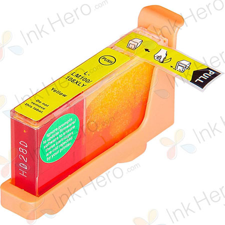 Lexmark 100XL (14N1071E) inktcartridge geel hoge capaciteit (Ink Hero Huismerk)