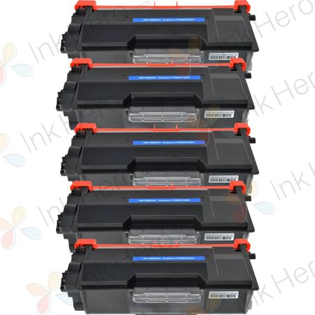 Ink Hero huismerk Brother TN3480 Multipack tonercartridges – 5x zwart, hoge capaciteit